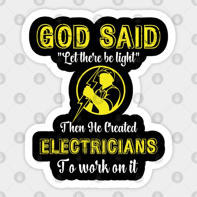 Electrician Sticker by Xtian Dela ✅